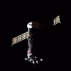 News image: Progress 93 Cargo Craft Approaching Station for Docking