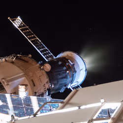 News image: Station Orbits Higher as Crew Runs New Science Experiments