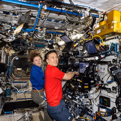 News image: Crew Studies Cardiac Health and Unpacks Cygnus, Progress Spacecraft