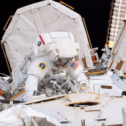 News image: NASA Astronauts Begin Spacewalk to Prep Station for Future Solar Array